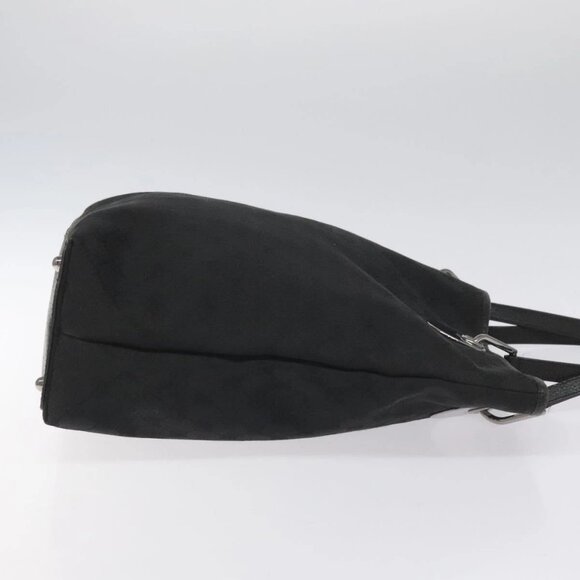 GUCCI GG Canvas Tote Bag Black Silver 120836 Auth - Picture 11 of 16